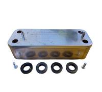 Baxi Platinum/duotec 24/28/33/40 & Combi 80/100 Dhw Plate Heat Exchanger 7223558 (S/s 248723 5114708) - Hanicks