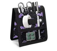 Baxinh Bat Printed Nurse Organizer Bag Pouch Hospital Bag Organiser Pouches 3 Pocket Nurse Pocket Organizer Nurse Pocket Pouch