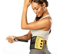 BaxMAX Adjustable Back Brace with 5-to-1 Compression Pulley System for Lumbar Support & Back Pain - Immediate Relief from Sciatica, Scoliosis, Bulging/Herniated Disc - Lightweight/Breathable, 2X-Large