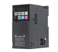 Baxnore 0.75KW 3 Phase Variable Frequency Drive AC380V Vector Converter Inverter with Digital Display 0-320Hz Output for Industrial Equipment Motor Speed Control Flame Retardant AB