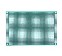 Baxnore 10 pcs 8x12 cm Circuit Board, Fiberglass Double Side Prototype PCB Tinned Breadboard, PCB Double Side Breadboard for Electronic Project