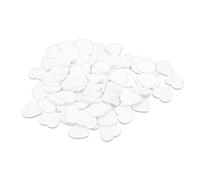 Baxnore 100 Pcs Heart Shaped Wood Chips Natural Wooden Craft Pieces DIY Decoration Elements for Wedding Party Home Decor Scrapbooking Supplies 20mm Bulk Pack