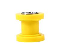 Baxnore 10mm Chain Roller Slider Tensioner Wheel Guide Pit Dirt Mini Bike Moto ATV Heavy Duty Nylon Bearing Ready to Use for Motorized Conversions Kits Swing Arm Alignment Multiple (Yellow)