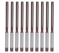 Baxnore 10Pcs 9SiCr Hand Reamer Set 3/16in Straight Shank Milling Cutters for Aluminum Wood Metal Precision Reaming Tools Durable Hand Operated Reamers for DIY Craftsmanship