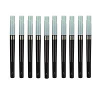 Baxnore 10PCS Metallic Paint Pens Thick Rod Smooth Writing Strong Coverage Water Based Ink Markers for Artists Adults Craft Projects DIY