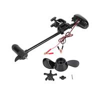 Baxnore 12V 18lbs Brushed Multi Gear Electric Mount Trolling Motor with Propeller for Inflatable Boats Kayaks and Small Yachts Lightweight Metal