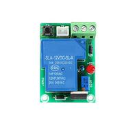 Baxnore 12V 30A Car Battery Over Discharge Protection Module Adjustable Low Voltage Cutoff Switch with Green LED Indicator for Automotive Battery Saver
