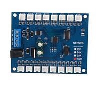 Baxnore 16 Channel RS485 Temperature Sensor Module, -20℃ to +125℃ Measurement Range, Thermistor Board for Industrial Multi Point Monitoring (100K)
