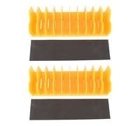 Baxnore 2 Pack ABS Wrench Organizer Heavy Duty 10 Slot Tool Holder for Pliers Ratchets Screwdrivers Space Saving Tool Chest Storage Solution for Mechanics DIYers