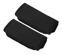 Baxnore 2 PCS Boat Paddle Grips, Neoprene Non Slip Comfortable Soft Kayak Canoe Paddle Grips, Replacement Kayak Paddle Grips for Kayak Boat Accessories (Black)