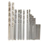 Baxnore 25 PCS Drill Bit Set, Aluminium Alloy Power Tools Kit, Hand Twisted Drill, Multipurpose Drill Kit, Portable Drill Accessories for Woodworking