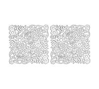 Baxnore 2Pcs Embossing Cutting Die Set Premium Metal Craft Dies Unique Shape Exquisite Workmanship Strong Durable for Card Making Scrapbooking DIY Projects Carbon Steel Templates