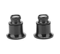 Baxnore 2pcs Professional 20X Magnifying Glass Watch Repair Loupe Tool with LED Light High Precision Optical Lens for Watchmakers Jewelers Small Parts Inspection