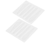 Baxnore 2Pcs Silicone Barrette Molds for Hair Sticks DIY Jewelry Making Craft Tools Geometric Bobby Pin Molds for DIY Crafters and Artists Reusable Durable (Type 1)