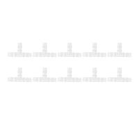 Baxnore 3 Way Plastic Fitting Heavy Duty T Shaped Barb Connector for Hose Pipe Systems High Pressure Temperature Suitable for Processing Food Beverage Industries Polypropylene Ma (Tee 17.5)