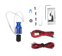 Baxnore 3D Printer Hotend Kit 0.4mm Detachable Nozzle 24V 60W Ceramic Heating Extruder Print Head Kit with SKD11 Nozzle CrZrCu Heating Block for Ender 3 CR10 10S
