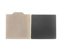 Baxnore 3D Printer Steel Plate Double Sided Smoothly Matte Rubber Build Plate PEI Spring Steel Plate 120x120mm for 3D Printer
