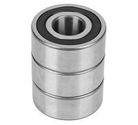 Baxnore 3PCs Spindle Bearings 3306 2RS Low Noise High Speed Self Aligning Ball Bearings for Lathe Woodworking Machinery Industry Vehicle Axles Durable Bearing Steel 30mm 72mm