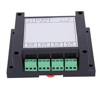 Baxnore 4-Channel Hub Repeater, Industrial Grade Photoelectric Isolation Splitter with 115.2Kbps Rate, 128 Nodes Per Port for PLC Automation Systems