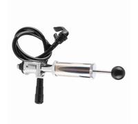 Baxnore 4 Inch Heavy Duty Beer Keg Tap Pump with Squeeze Draft Beer Picnic Tap Party Pump for Home Outdoor Events Metal Brass Chrome Plated 27 35 5cm Height 76cm Length (S Type)