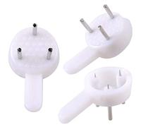 Baxnore 40 Pcs Invisible Wall Hooks No Trace Picture Hangers Traceless Heavy Duty Nail Screws Multi Function Art Painting Frame Hook for Home Classroom Office Decoration Brick Conc