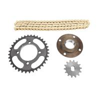 Baxnore 420 Heavy Duty Chain Sprocket Set 96 Links 14T Front 36T Rear Sprocket Toothless Flywheel Kit for Go Karts ATVs Mini Bikes Dirt Bikes Steel Construction
