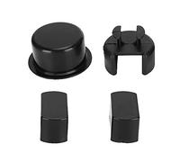Baxnore 4PCS Tailgate Hinge Insert KIT E7TZ99430B22A Premium ABS Rust Proof Replacement Hinges for Super Duty 1996 2006 Trucks Black