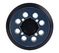 Baxnore 5 Inch Sander Backing Pad Plate, 8 Hole 4 Eye Design, PU Foam, Multifunctional Sanding Disc for Polishing Grinding, Dust Extraction, Self Adhesive