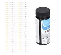 Baxnore 50Pcs 7 in 1 Water Quality Test Paper Multifunctional PH Test Strip for Swimming Pool Aquarium Professional Accurate Quick Testing Kit for Aquarium Pool Spa Industrial Drin