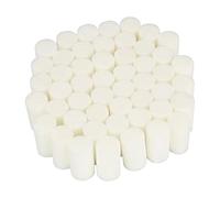 Baxnore 50PCS High Pressure Air Pump Filter Premium Dense Fiber Cotton Replacement Filters Compatible with 30MPa Air Compressor System White 2x3.5cm