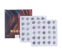 Baxnore 50PCS Premium PU Hard Pool Cue Tips High Density Billiard Accessories Replacement for Billiards Snooker Professional Game Stick Tips (11mm)