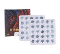 Baxnore 50PCS Premium PU Hard Pool Cue Tips High Density Billiard Accessories Replacement for Billiards Snooker Professional Game Stick Tips (10mm)