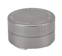 Baxnore 51mm Premium Coffee Tamper Distributor Leveler Tool 304 Stainless Steel Professional Quality Auto Depth Adjustable for Espresso Coffee Making at Home or Cafe (Silver)