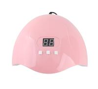 Baxnore 54W USB LED Gel Lamp Curing Machine Intelligent Nail Polish Dryer Manicure Tool with Smart Sensor Auto Start and Timer for Home Salon Travel Black 7.5x6.5x3 Inch