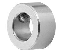 Baxnore 8mm Shaft Lock Collar T8 Lead Screw Lock Ring Pack of 5 Nickle Plated Iron Isolation Ring for 3D Printer Durable Rustless Silver 8x14x7mm