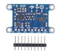 Baxnore 9 Axis Gyroscope Module Digital Compass Field Sensor Angular Velocity Accelerometer Fast Measurement Low Power IIC SPI for Drone Robotics