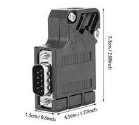 Baxnore 972-0BA41-0XA0 DP Bus Connector, Connector Electronic Data Systems, Bus Connector Adapter, DP Data Connector for Manufacturing Automation System
