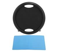 Baxnore Abdominal Exercise Wheel Board 4 Rollers 360 Degree Swivel Heavy Duty Core Trainer Slide Plate for Home Gym Fitness PP Material Unisex 150kg Capacity (Black)