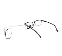 Baxnore ABS Bike Cycling Riding Mirror Sunglasses Rearview Rear View Glasses Durable Rotatable 360 Degree Adjustable Safety Mirror for Cyclists Bikers Riders Black