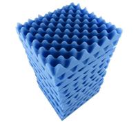Baxnore Acoustic Foam Panels 12 Pack 30x30x5cm Egg Crate Soundproof Padding for Studio Theater Block Unwanted Noise Eliminate Reverb Echoes Foam Black Red Grey Purple Blue 11.8x11. (Blue)