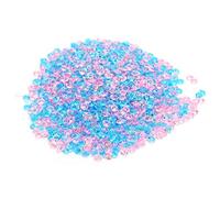 Baxnore Acrylic Diamond Beads Decorations 2000pcs Pink Blue Sparkling Shiny Craft Gems for Wedding Birthday Party Table Scatter Confetti DIY Accessories Clothing Embellishments