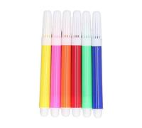 Baxnore Acrylic Paint Marker Pens 6PCS Water Based Bright Vibrant Colors Smooth Writing Large Tip for DIY Crafts Scrapbooking Artistic Creation Fast Drying