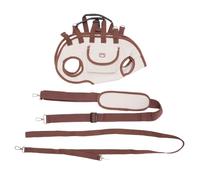 Baxnore Adjustable Dog Lift Harness Carrier Sling with Breathable Oxford Fabric for Small Dogs Cats Puppies Outdoor Travel Walking Shoulder Handheld Pet Transportation (M)