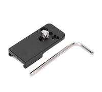 Baxnore Alloy Shoe Mount Adapter Base with 1/4in Screw Digital Camera Cage Bracket Mount Extension Parts for Studio Photography Filmmaking Compact Durable