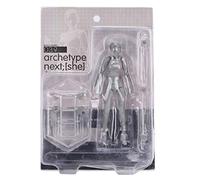 Baxnore Artists Action Figure Model PVC Drawing Mannequin Limbs Movable Human Body Pose Reference for Sketching Photography Decoration 13cm Height with Stand (Gray)