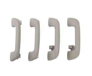 Baxnore Auto Roof Pull Handle High Strength ABS Comfortable Grip Interior Roof Grab Handle for 2007 2013 Grey 4pcs