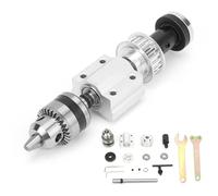 Baxnore B10 Lathe Drill Chuck, Steel Unpowered Spindle Assembly, M10 Drill Chuck Conversion Tool, DIY Cutting Table Drill for Table Saw Bench Drill