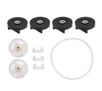 Baxnore Base Gear and Gear Replacement Parts High Quality Durable Plastic Rubber Metal Accessories for Magic Blender 250W Smooth Blending Chopping Grinding Food Processing (Dark Gray and Dark Blue)