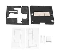 Baxnore BGA Reball Stencil Universal Reballing Platform High Precision Strong Adsorption for 14 Series Repair Durable Stainless Steel Synthetic Stone Material Lightweight Portabl