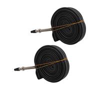 Baxnore Bike Inner Tube 700x23C Butyl Rubber French Valve 2 Pack Road Mountain Bicycle Tire Interior Tube Durable Shock Absorbing Comfort Ride Puncture Resistant (700X23C method nozzle 60)